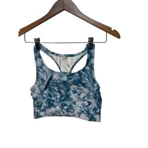 Blue Gray and White Athletic‎ Bra Top Size Small - Unsure of Brand Pre-owned